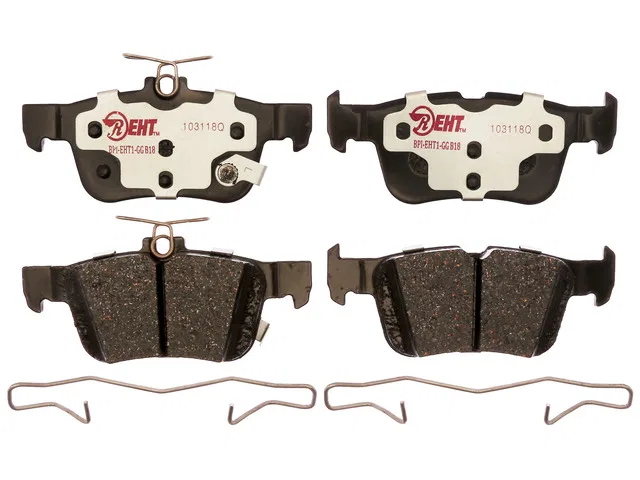EHT1665H – R/M BRAKES Brake Pad, OE Replacement Hybrid Technology Includes Mounting Hardware